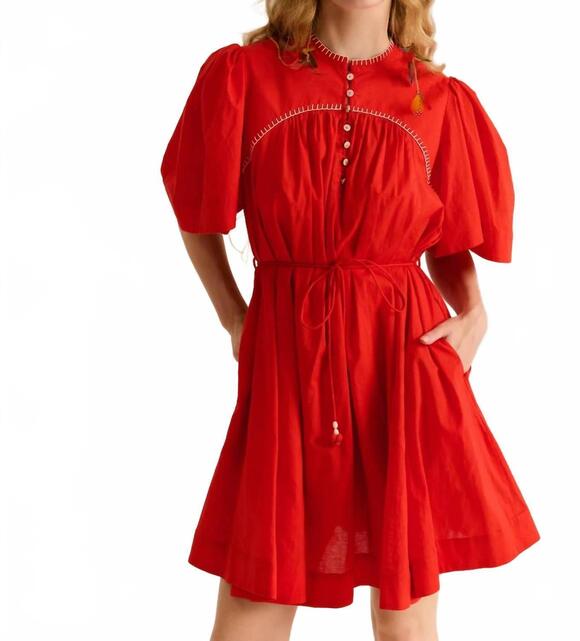 CAROLINA K Dresses & Skirts - NEW CAROLINA K kerry mini dress in red